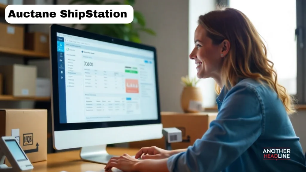 auctane shipstation shipping dashboard with packages