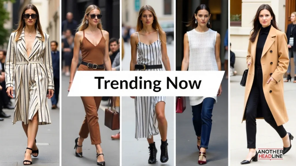 collage of trending styles available on fashionisk .com