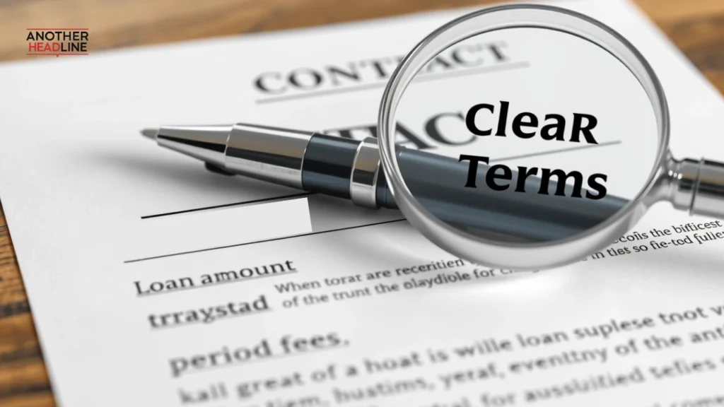 contract showing loan amount, repayment period – payday loans eloanwarehouse