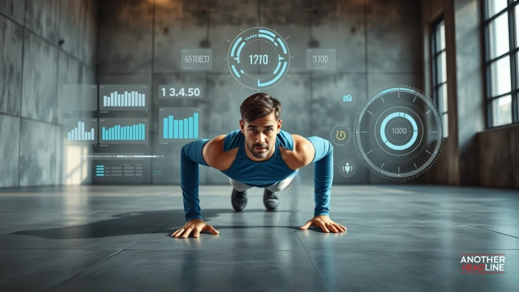 athletes wearing smart sensors with holographic data streams in a futuristic sports arena — sports harmonicode