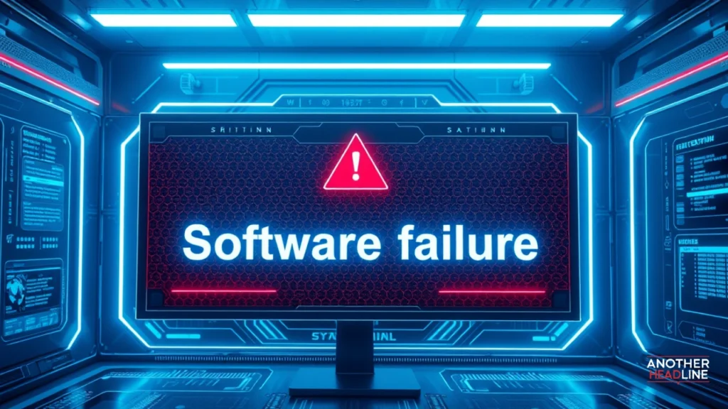 critical system error screen with warning — fix bug ralbel28.2.5