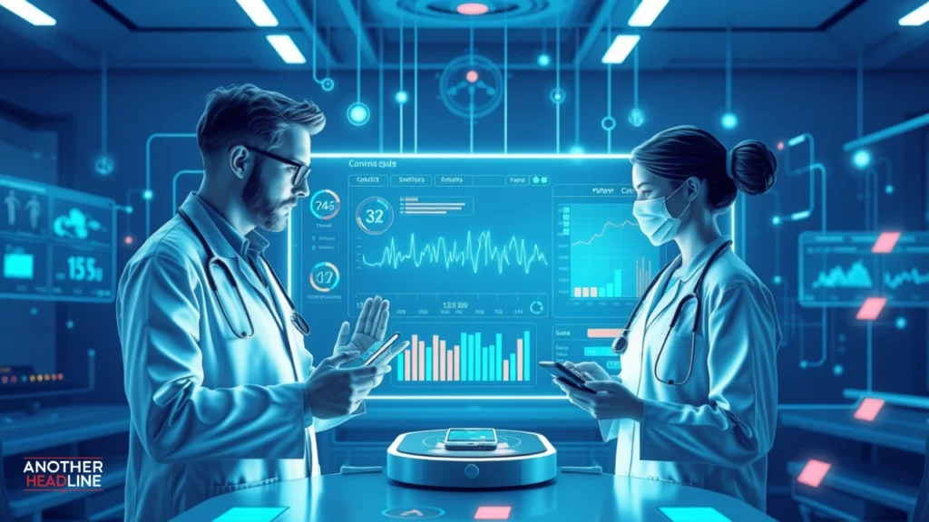 doctors monitoring real-time patient data through echostreamhub
