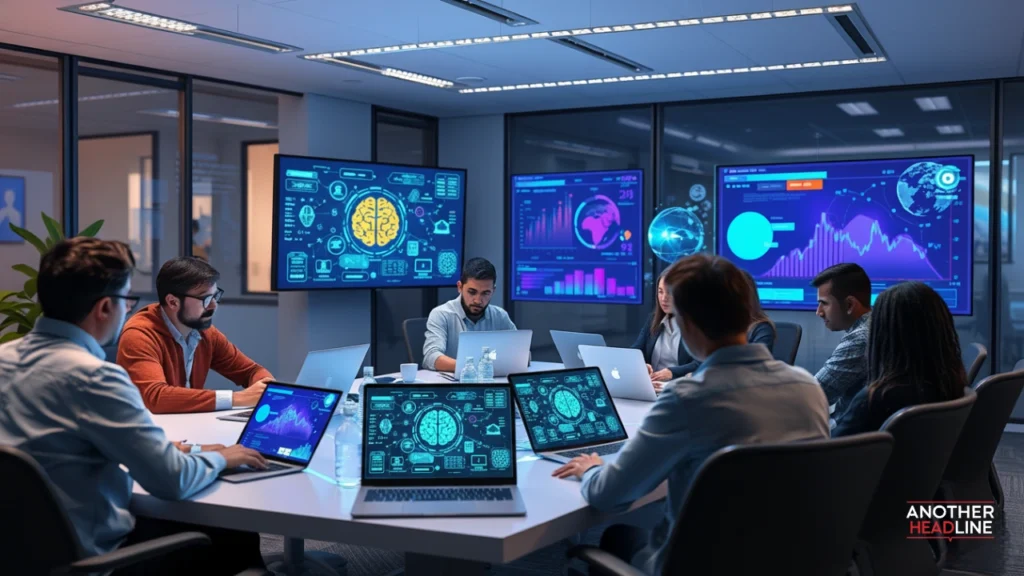 person browsing betechit.com tech on laptop for ai and gadget articles