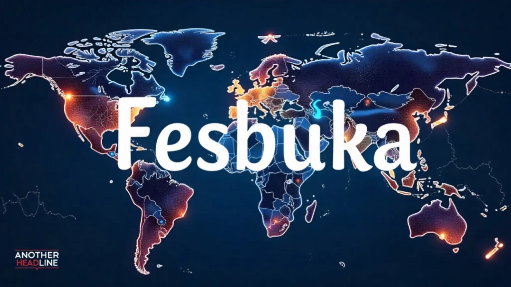 world map with digital network connections, symbolizing global connectivity - fesbuka