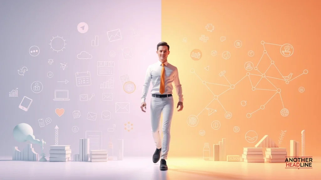 confident individual symbolizing growth through creativity and professionalism — rowdy oxford integris