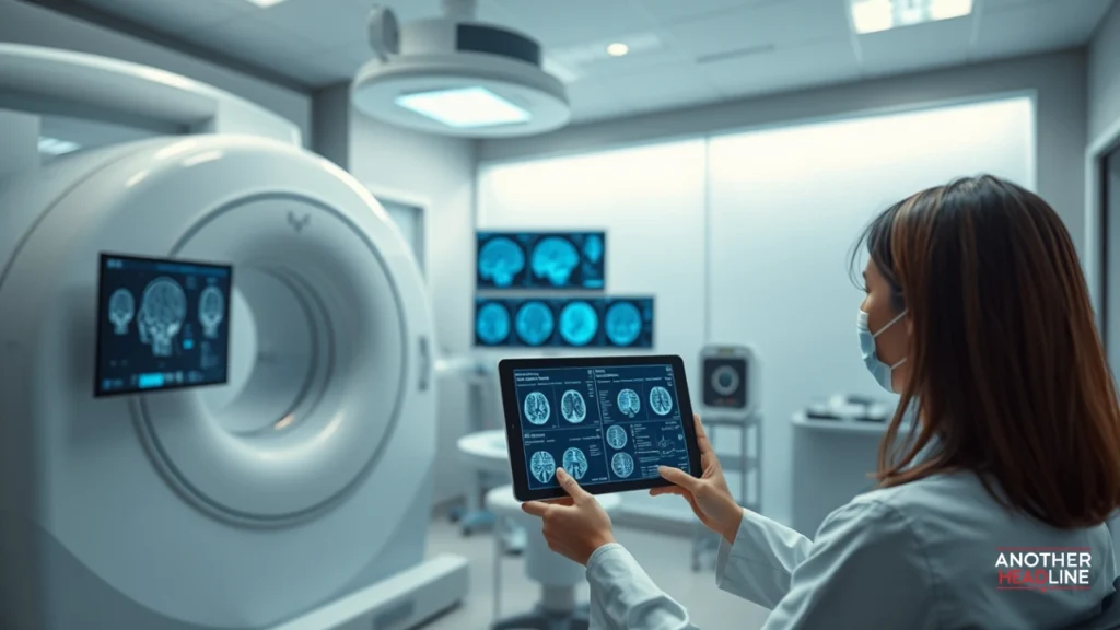 neurologist reviewing mri, ct, and eeg scans in a hospital setting for doctorhub360.com neurological diseases diagnosis