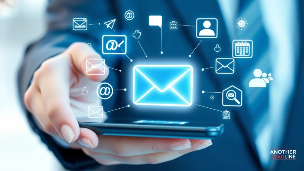 adswynk com email marketing concept with smartphone