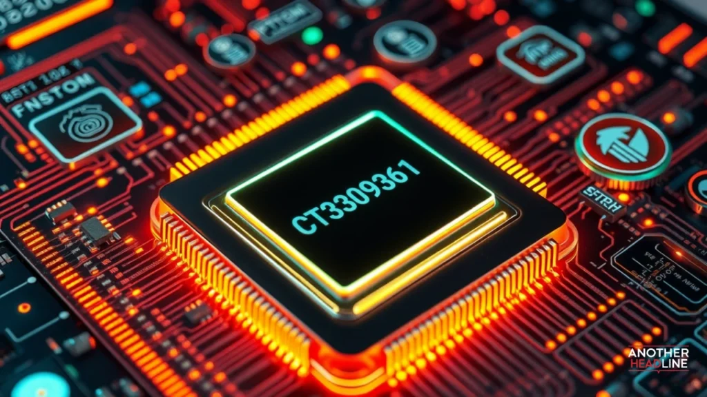 ct3309361 processor with multi-core architecture, heat sinks in futuristic design