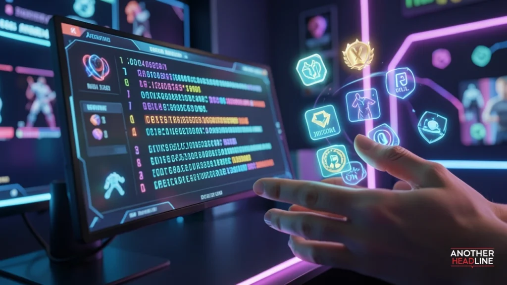 redeeming codes etruesports on a futuristic gaming interface