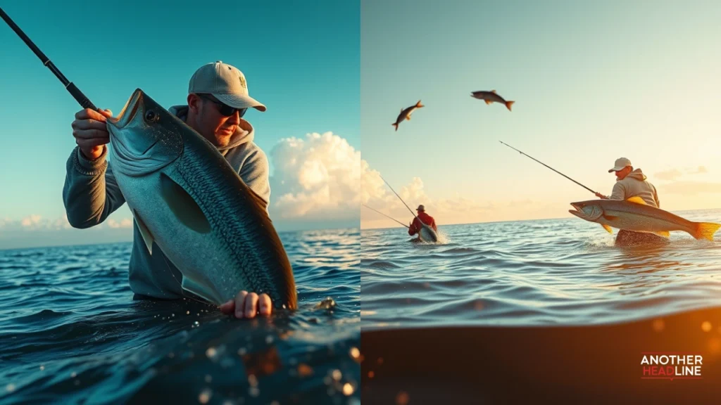 seasonal fishing scenes in thunderonthegulf showing summer, fall, and winter action during fishing thunderonthegulf