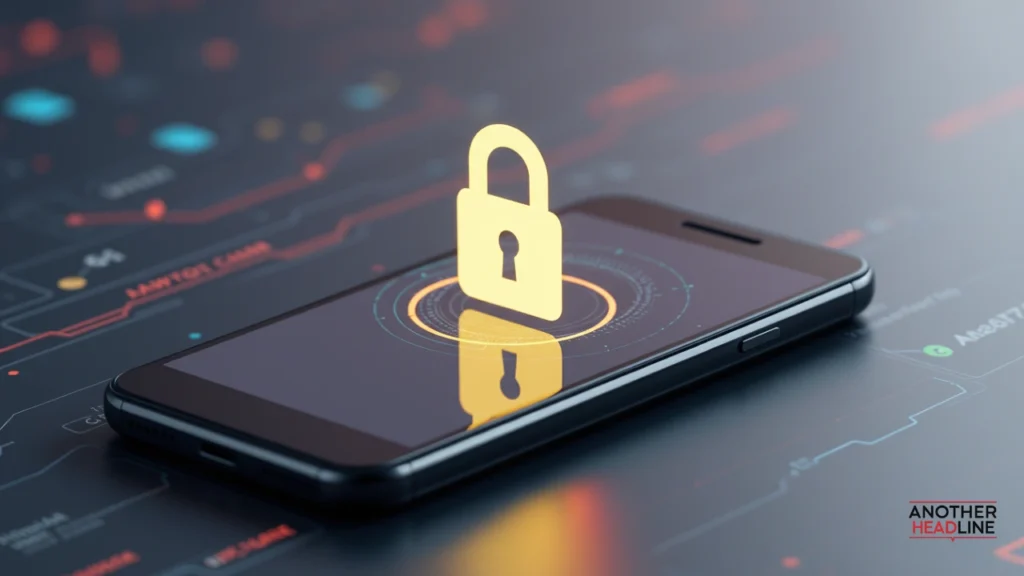 secure apk safety check graphic for getapkmarkets.com with android phone and shield icon