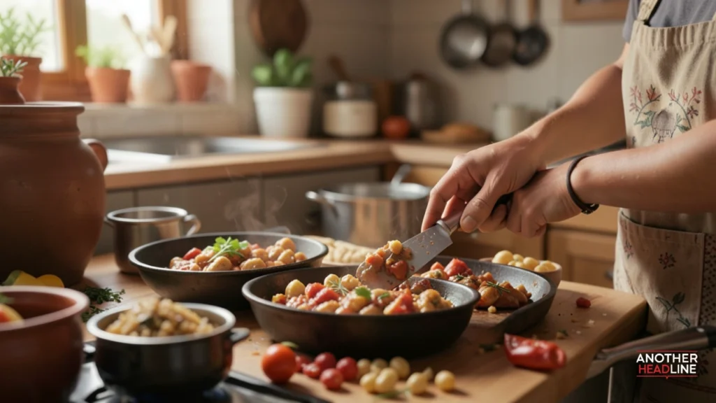 araachell traditional food prepared in a local home kitchen