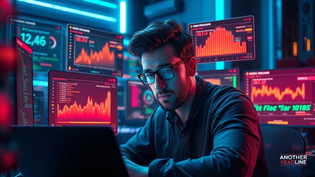 developer analyzing performance dashboards and cpu spikes while fixing python sdk25.5a burn lag