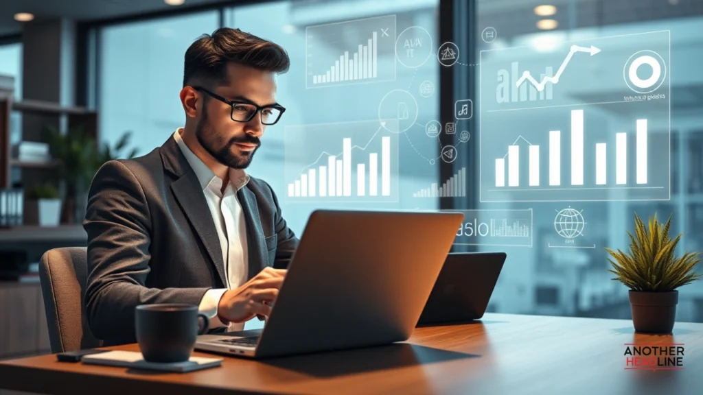 professional reading tech insights and startup growth charts on laptop, learning from feestech.com