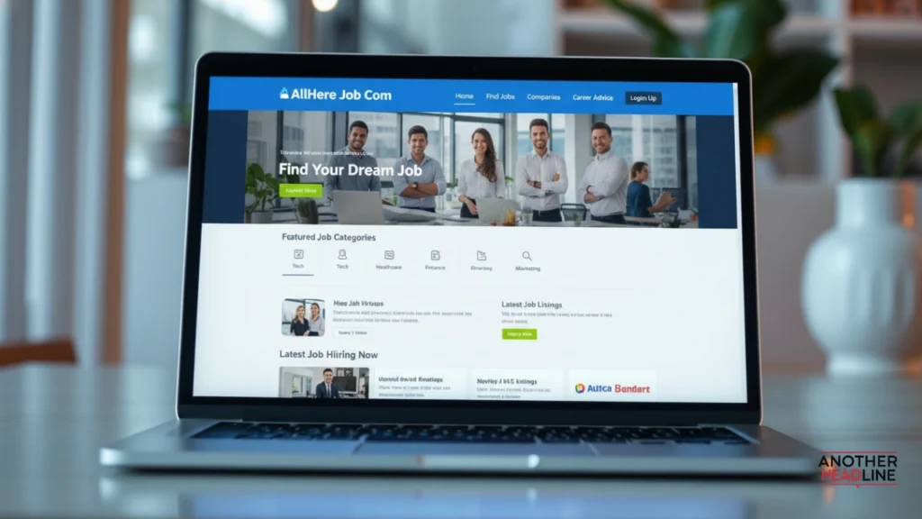 tech blog with mobile tricks and social media tips on laptop – allhere job com