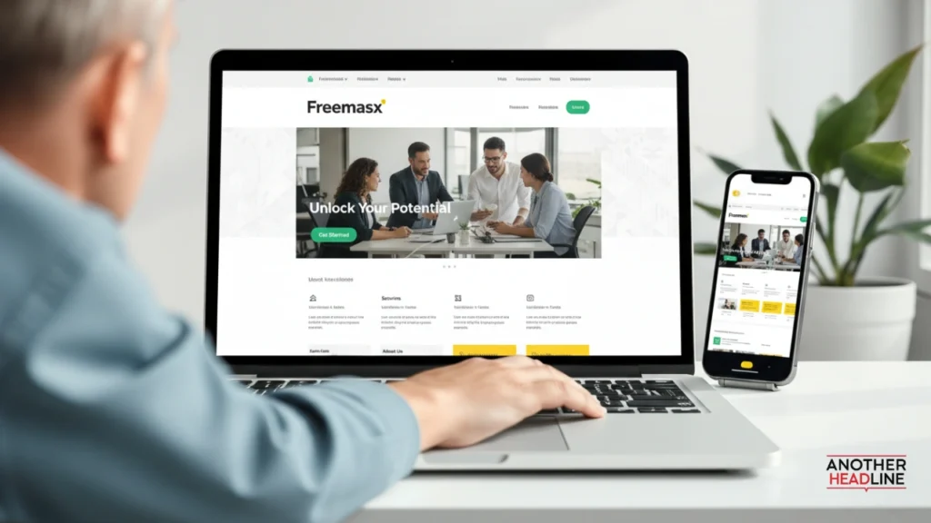 users accessing the freemasx platform with a clean interface and simple navigation