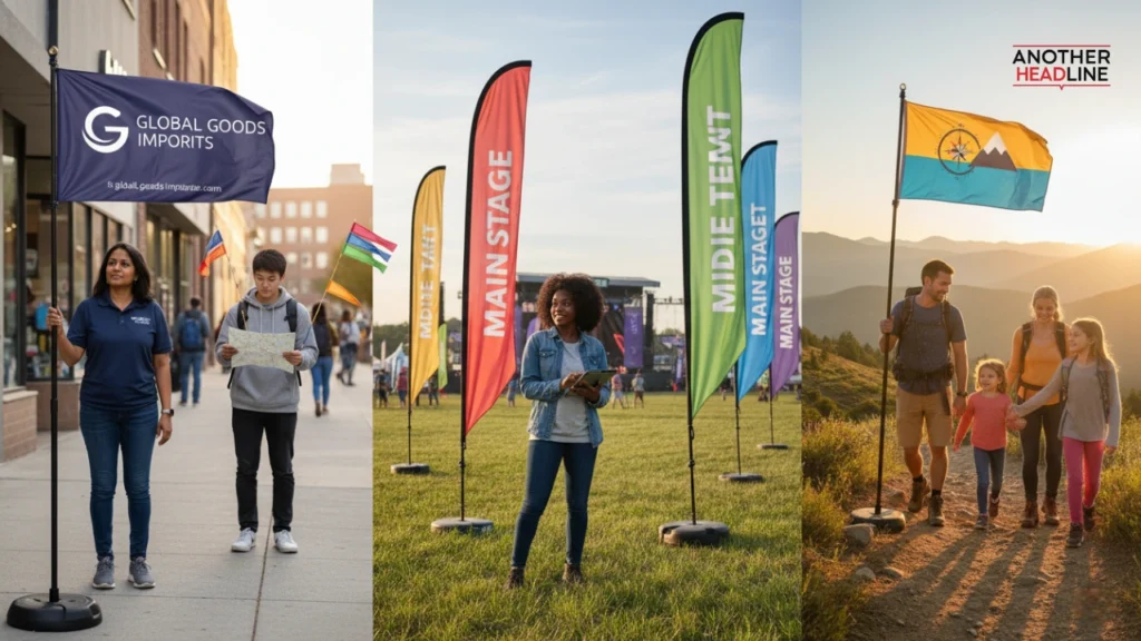 people using custom flags in business, school, events – flagbeez com