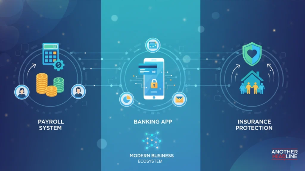 yonopress platform integrating payroll, banking, and insurance services